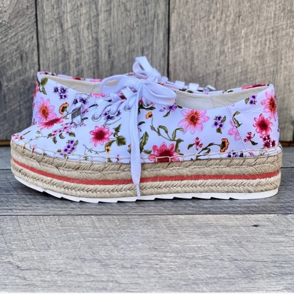 Guess Espardrille Vintage hemp wedge style sneakers - Picture 8 of 8